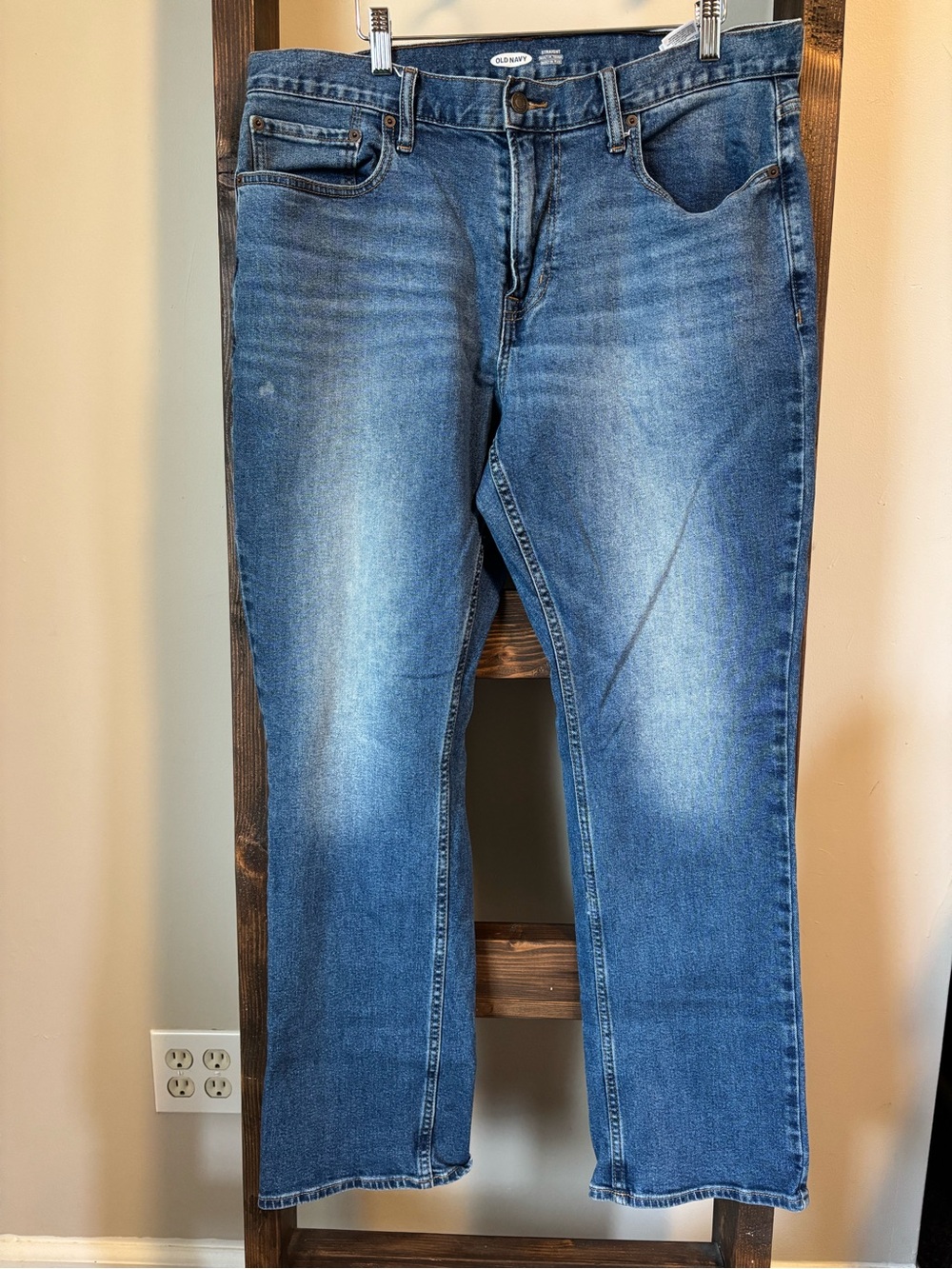 Old Navy Men's Blue Straight-Leg Jeans - 36x32
